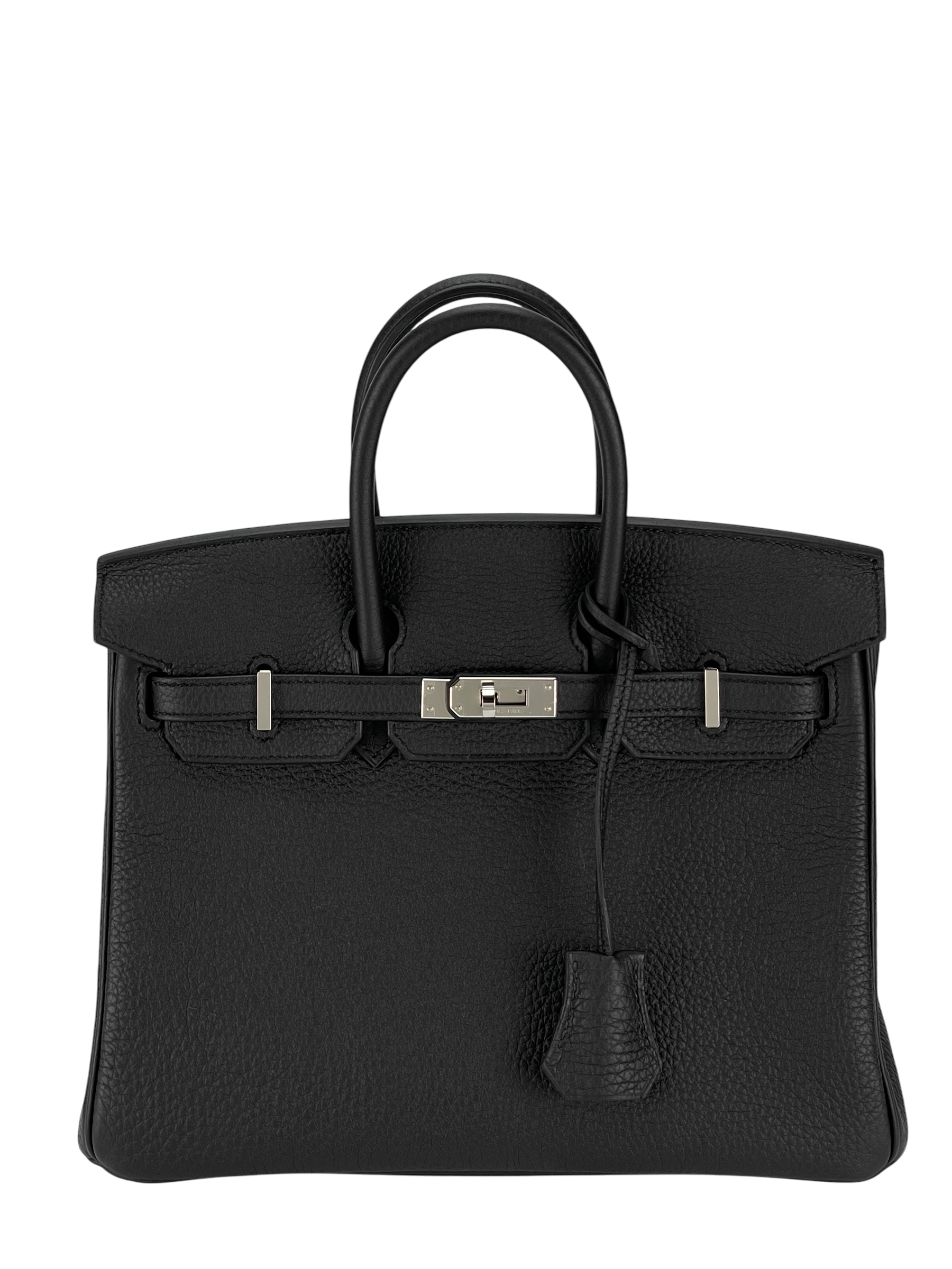 HERMES - Birkin 25 Noir 89 Togo Palladium Hardware