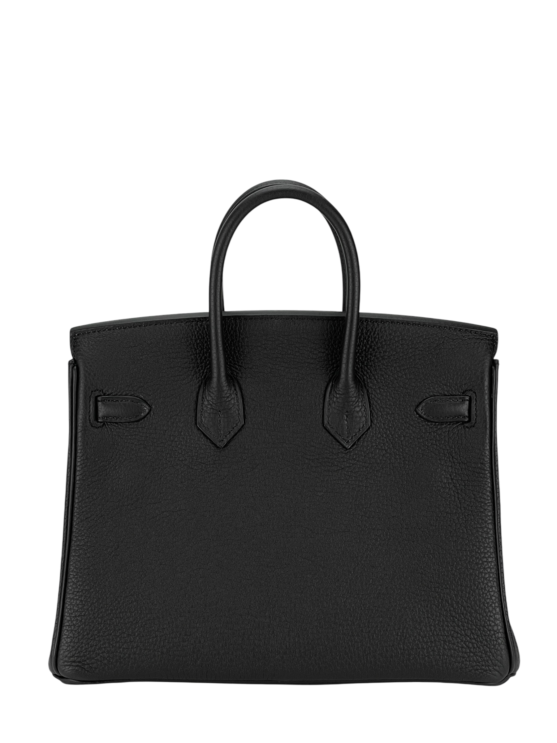 HERMES - Birkin 25 Noir 89 Togo Palladium Hardware