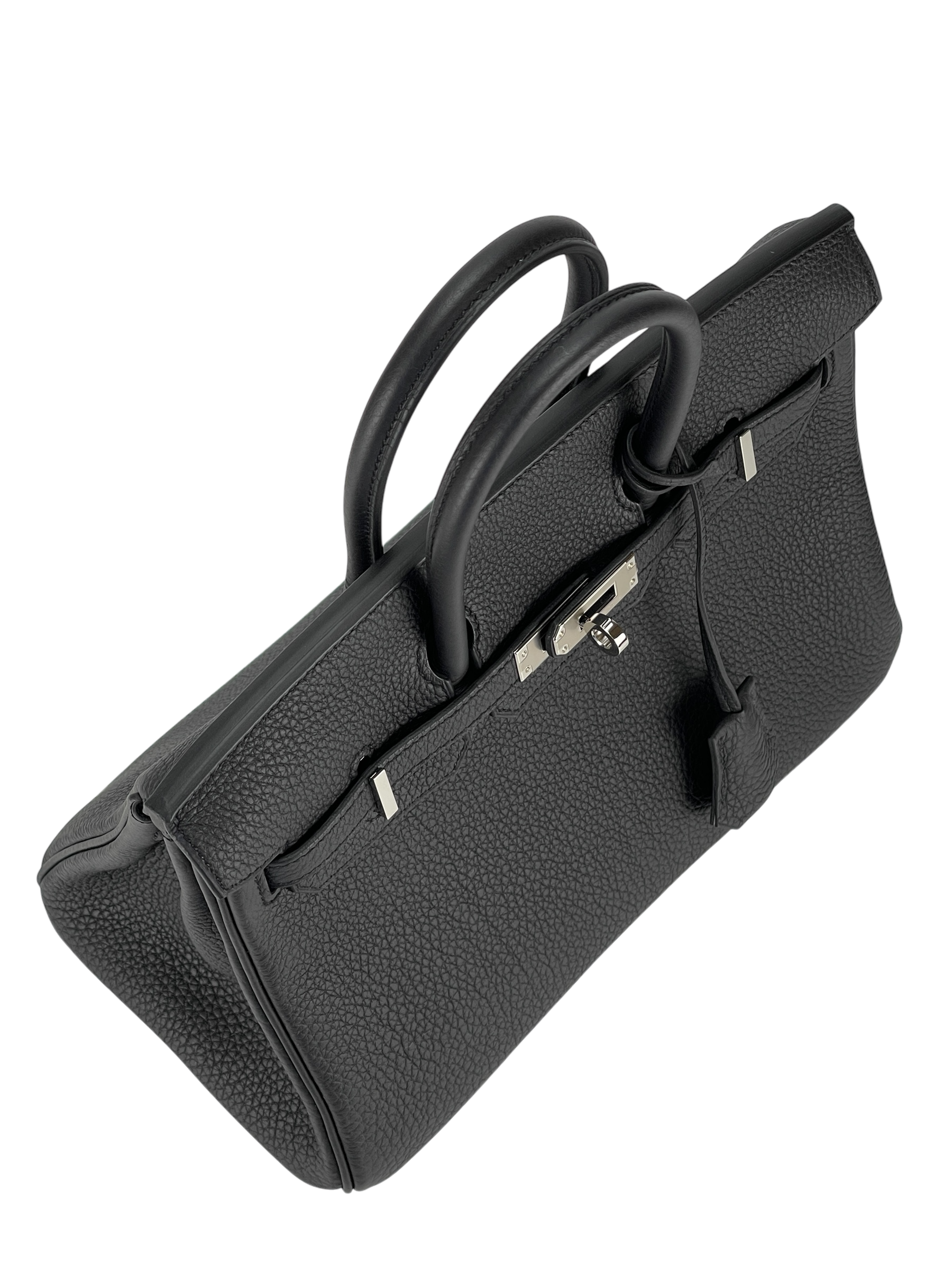 HERMES - Birkin 25 Noir 89 Togo Palladium Hardware