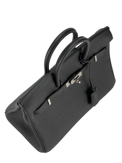 HERMES - Birkin 25 Noir 89 Togo Palladium Hardware