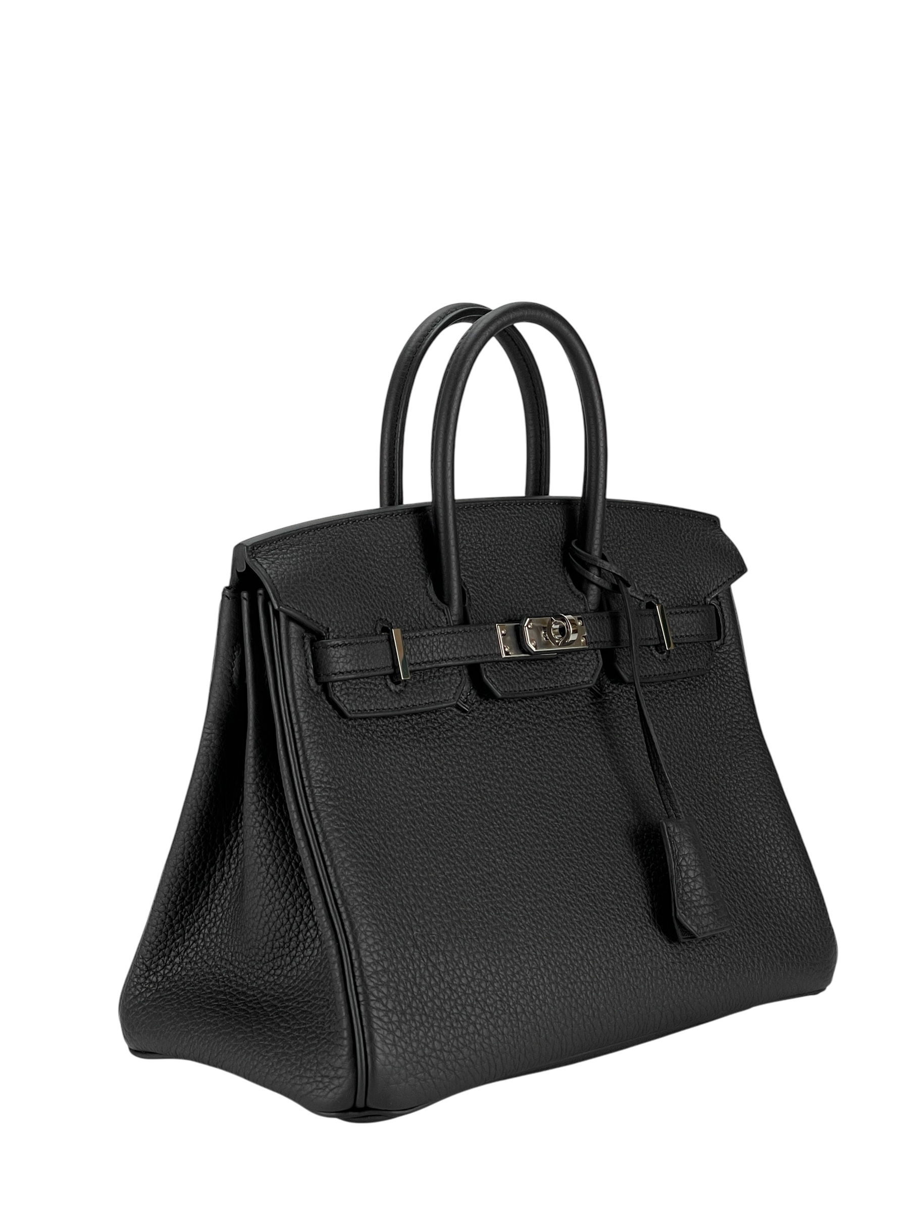HERMES - Birkin 25 Noir 89 Togo Palladium Hardware