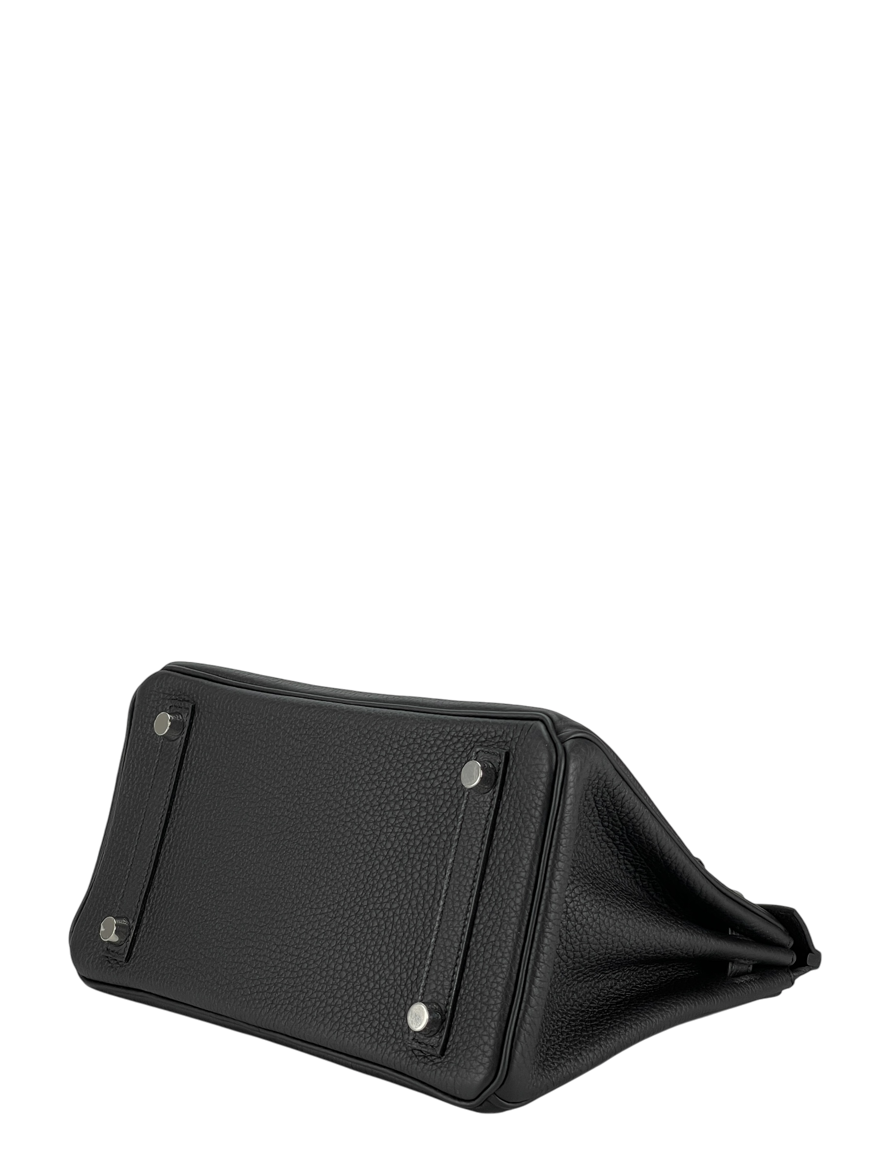 HERMES - Birkin 25 Noir 89 Togo Palladium Hardware