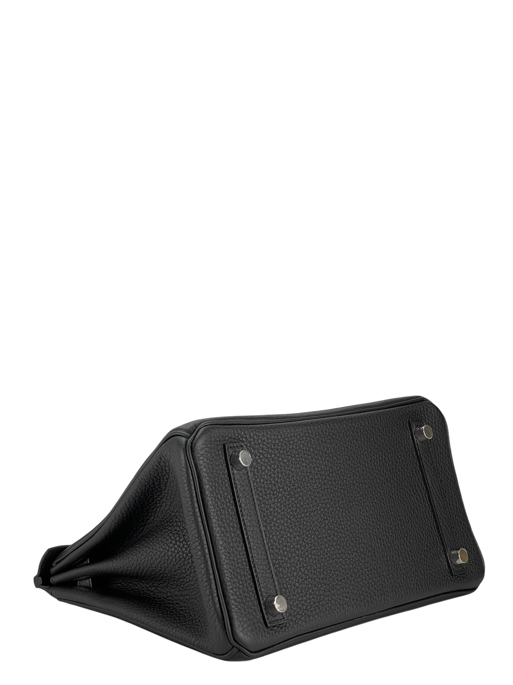 HERMES - Birkin 25 Noir 89 Togo Palladium Hardware