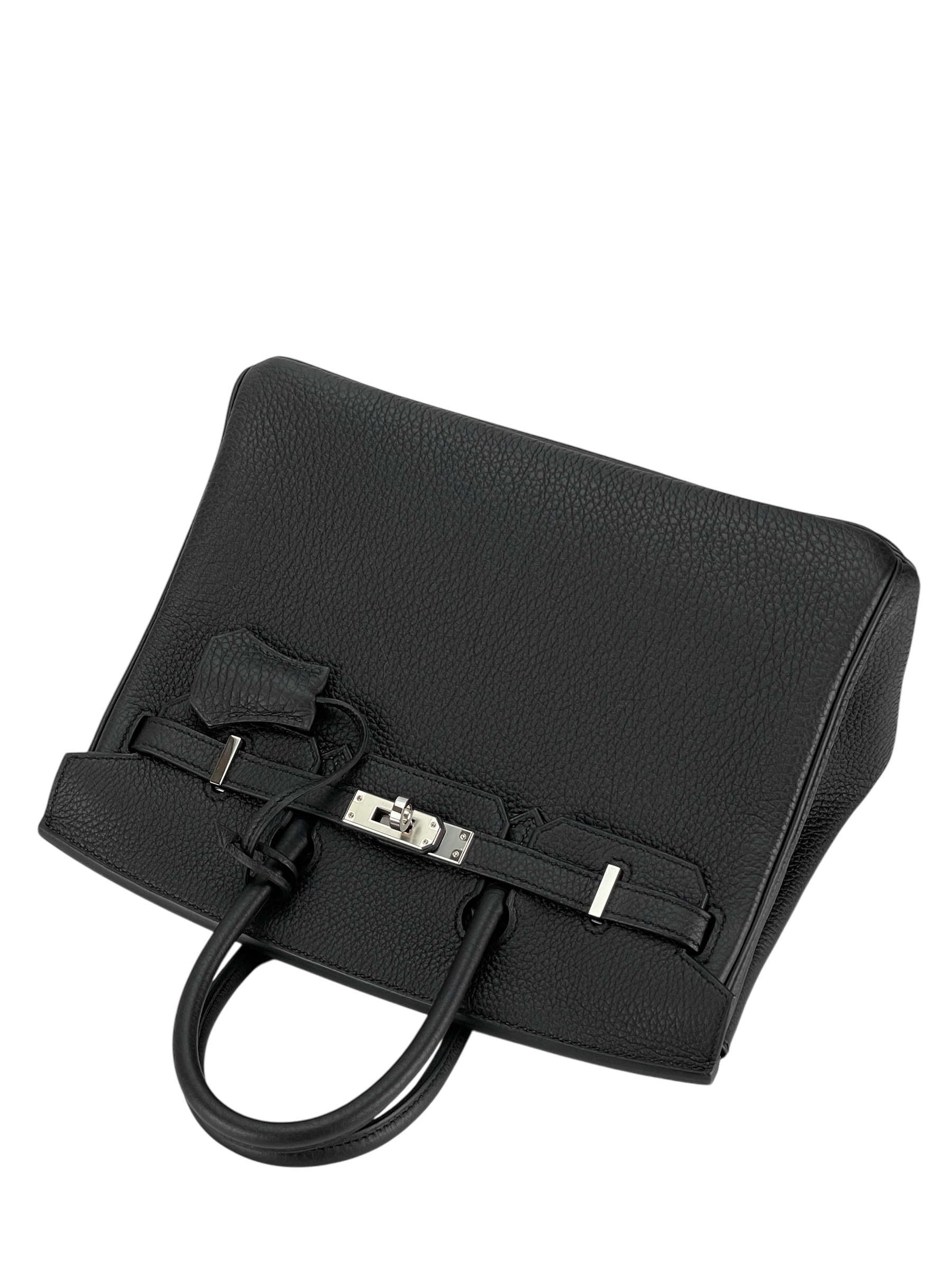HERMES - Birkin 25 Noir 89 Togo Palladium Hardware