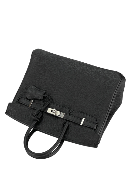 HERMES - Birkin 25 Noir 89 Togo Palladium Hardware
