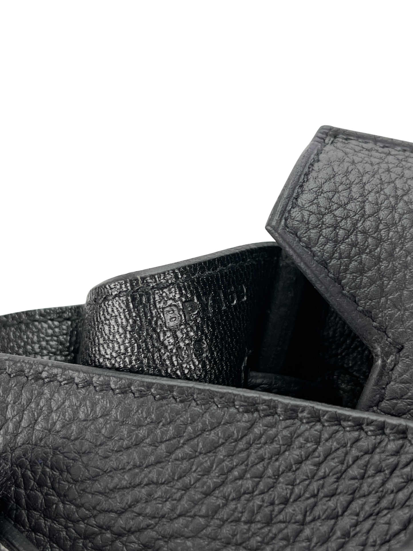 HERMES - Birkin 25 Noir 89 Togo Palladium Hardware