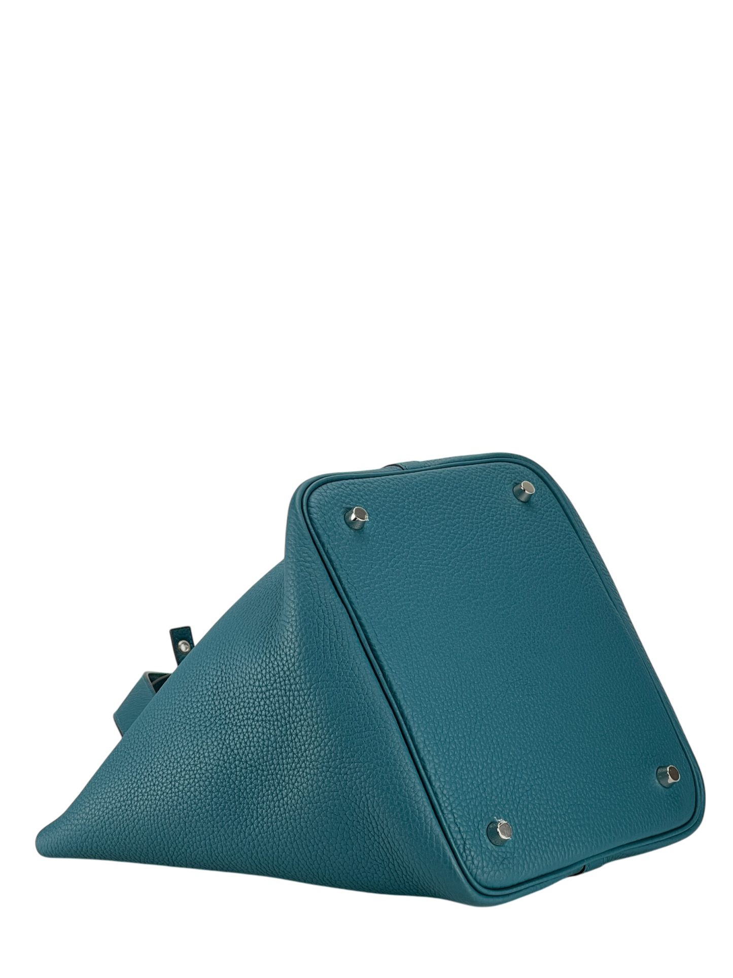 HERMES - Picotin 22 W0 Vert Bosphore Clemence Palladium Hardware