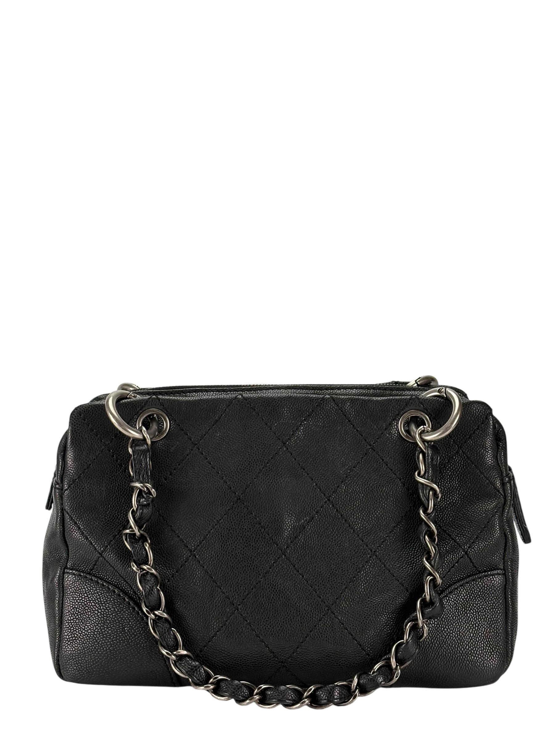 CHANEL - Wild Stitch Caviar Skin Chain Shoulder Bag