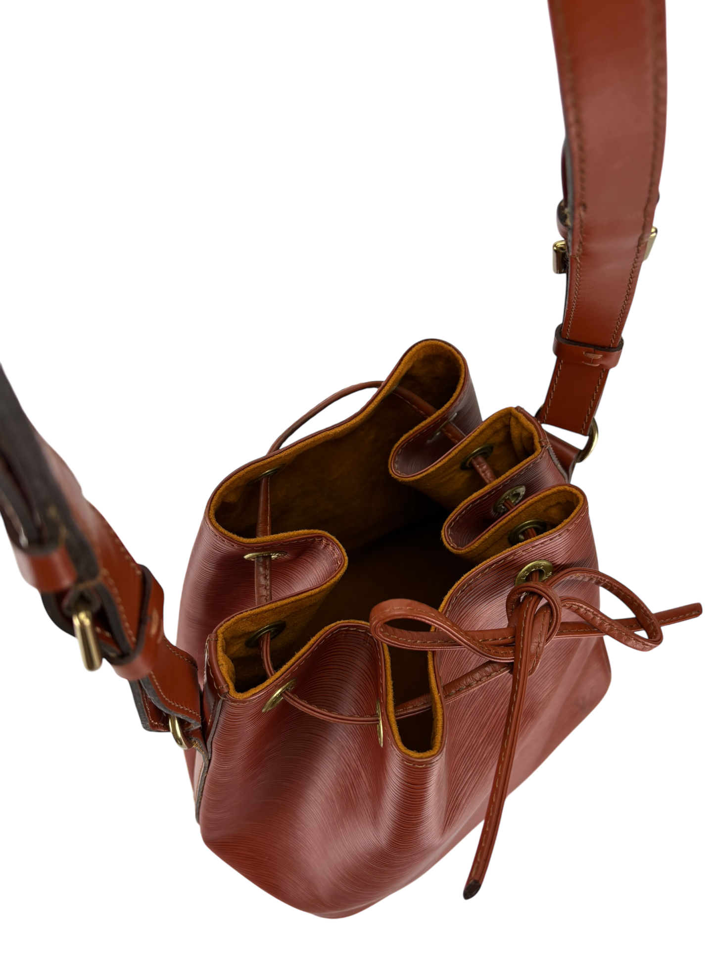 LOUIS VUITTON - Brown Epi Bucket Bag