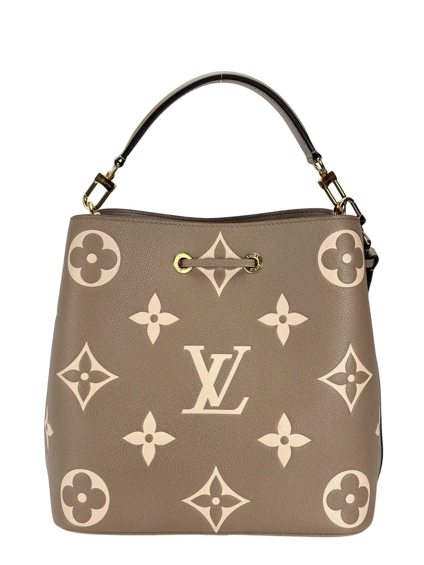 LOUIS VUITTON - Tourterelle Creme Neo Noe MM Bucket Bag M45555