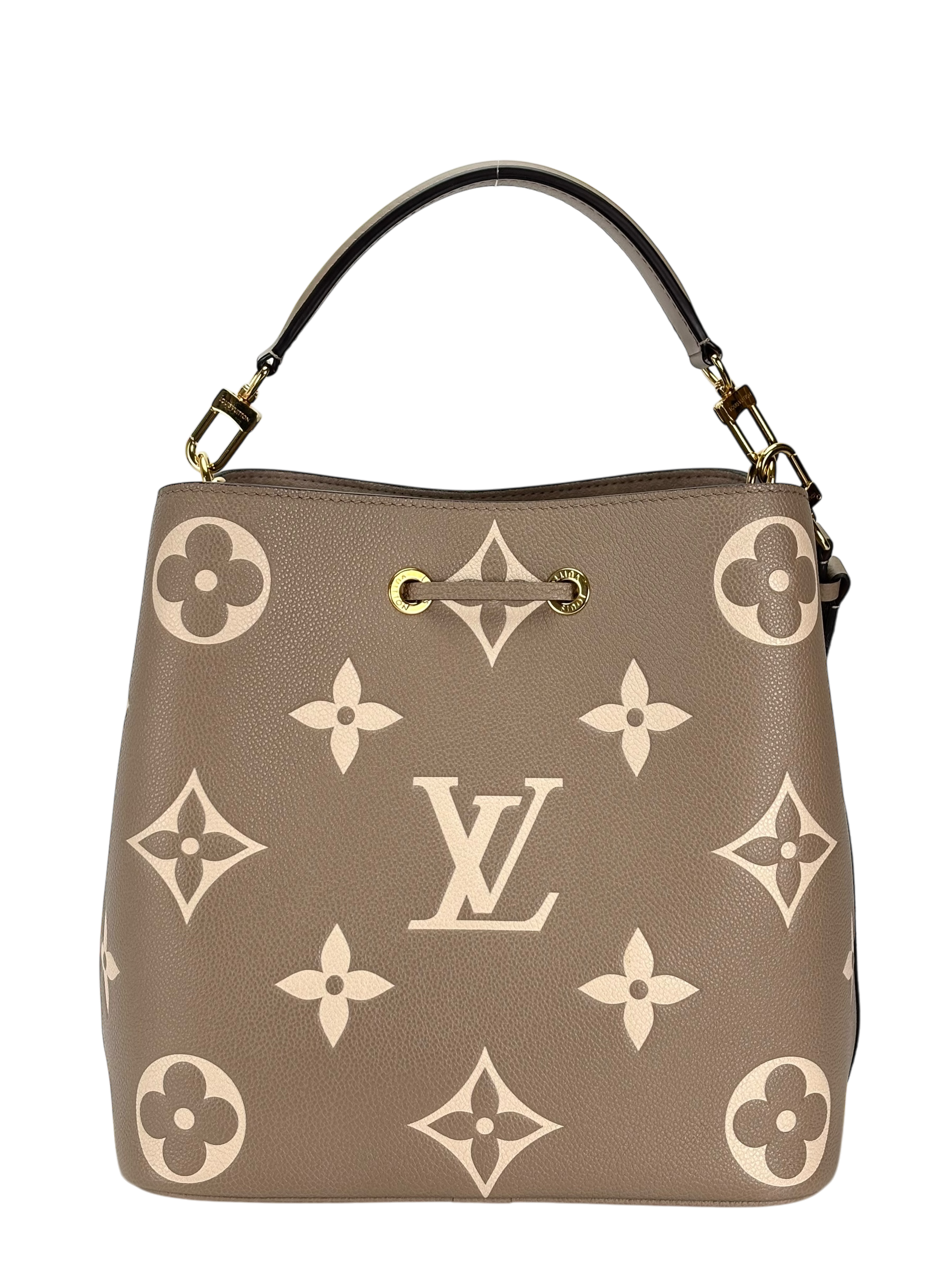 LOUIS VUITTON - Tourterelle Creme Neo Noe MM Bucket Bag M45555