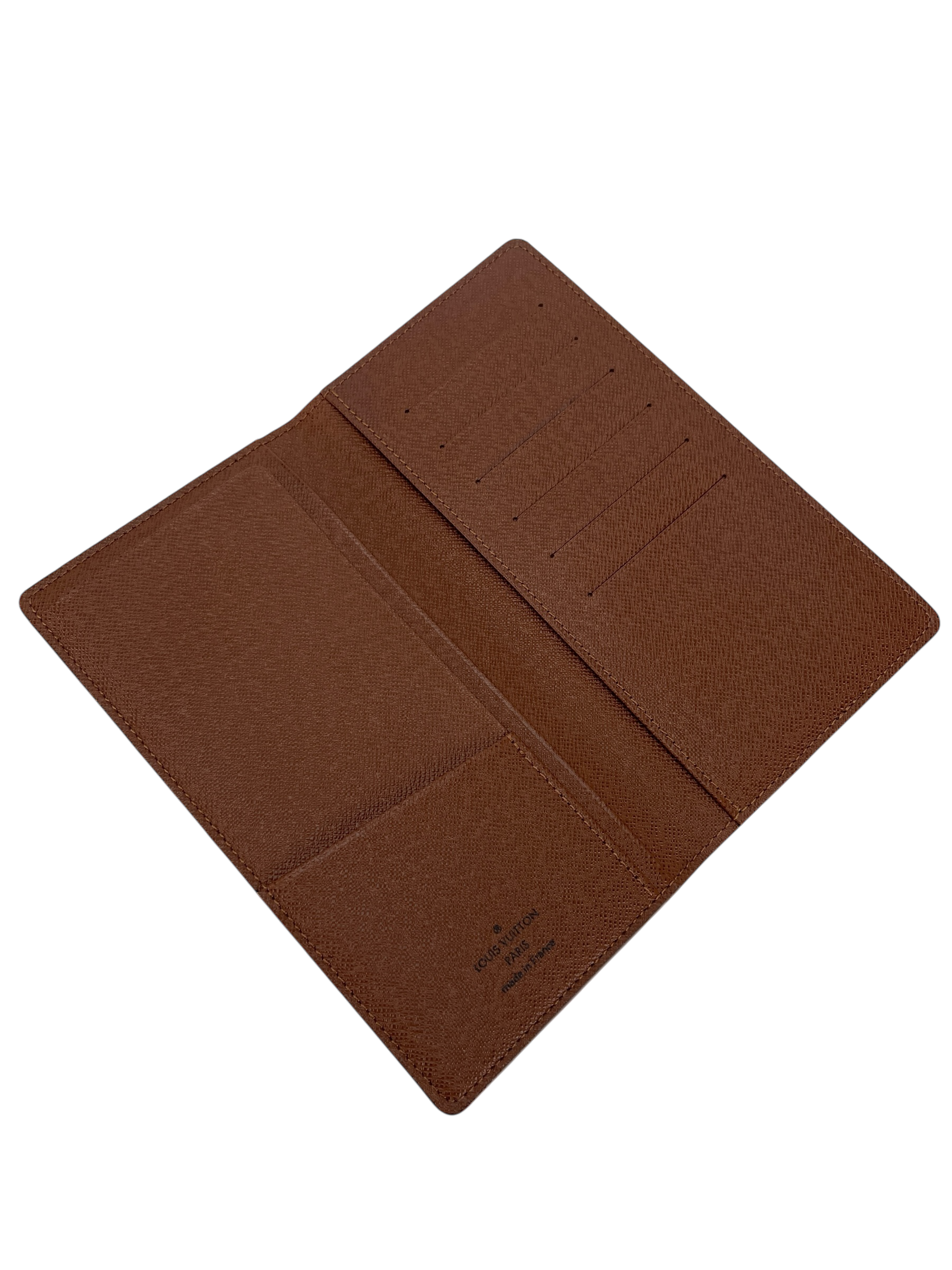 LOUIS VUITTON - Brown Brazza Monogram Long Wallet
