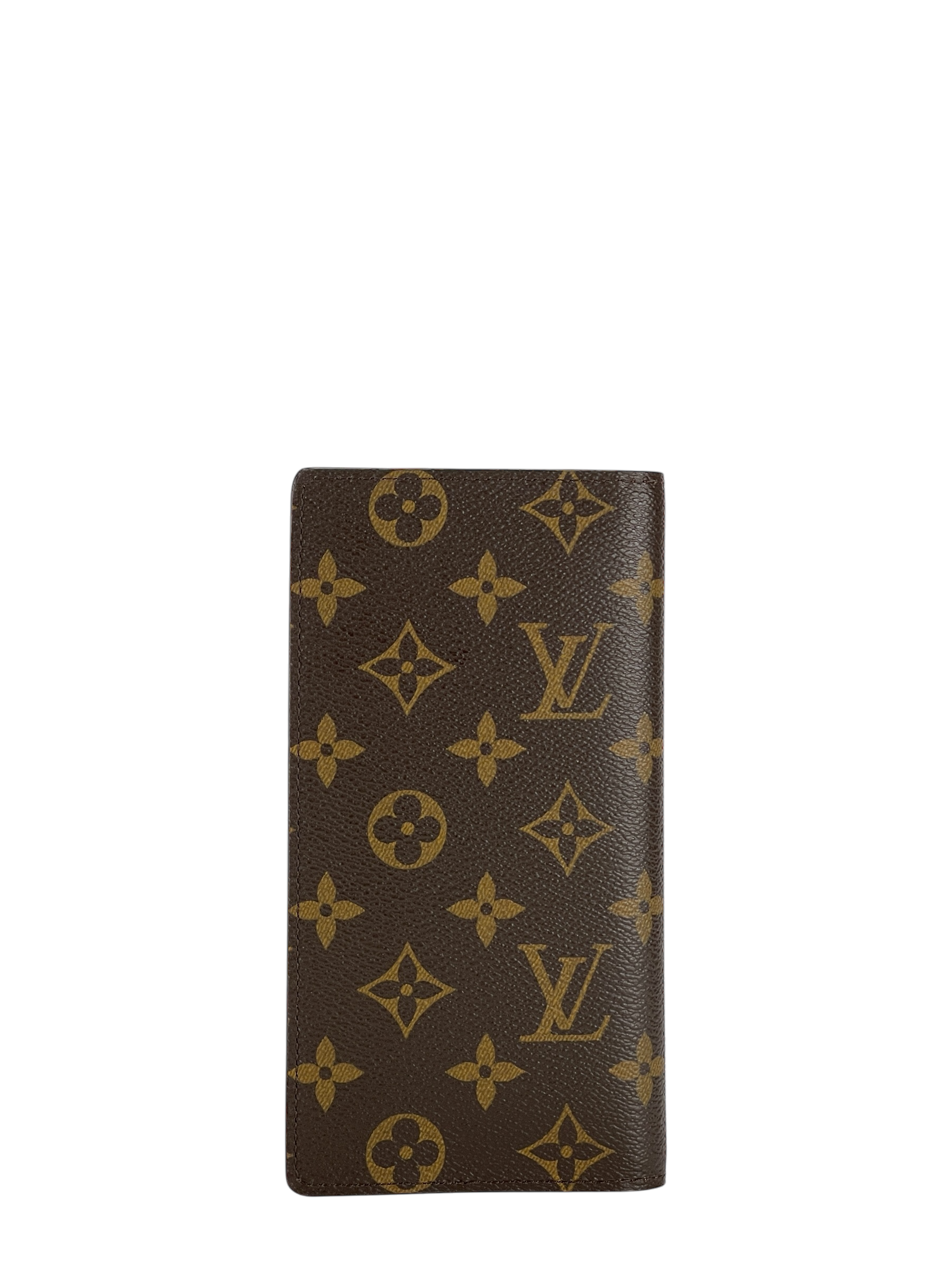 LOUIS VUITTON - Brown Brazza Monogram Long Wallet