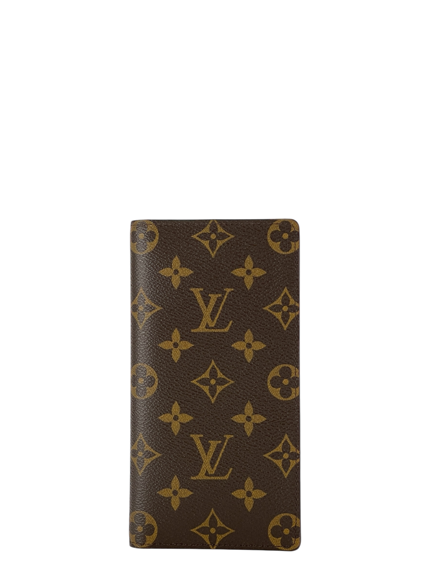 LOUIS VUITTON - Brown Brazza Monogram Long Wallet