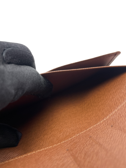 LOUIS VUITTON - Brown Brazza Monogram Long Wallet