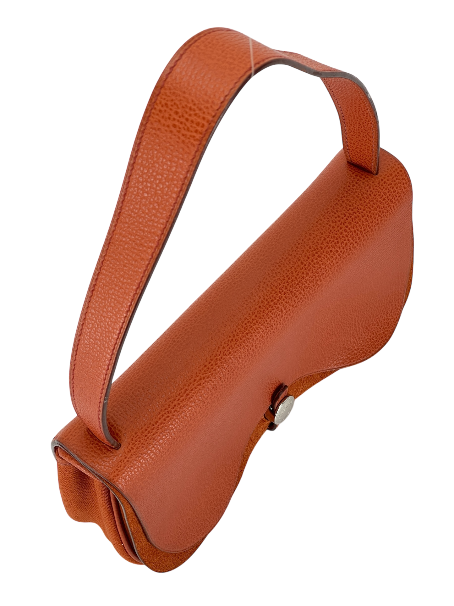 HERMES - 2005 Potiron Orange Colorado MM Shoulder Bag