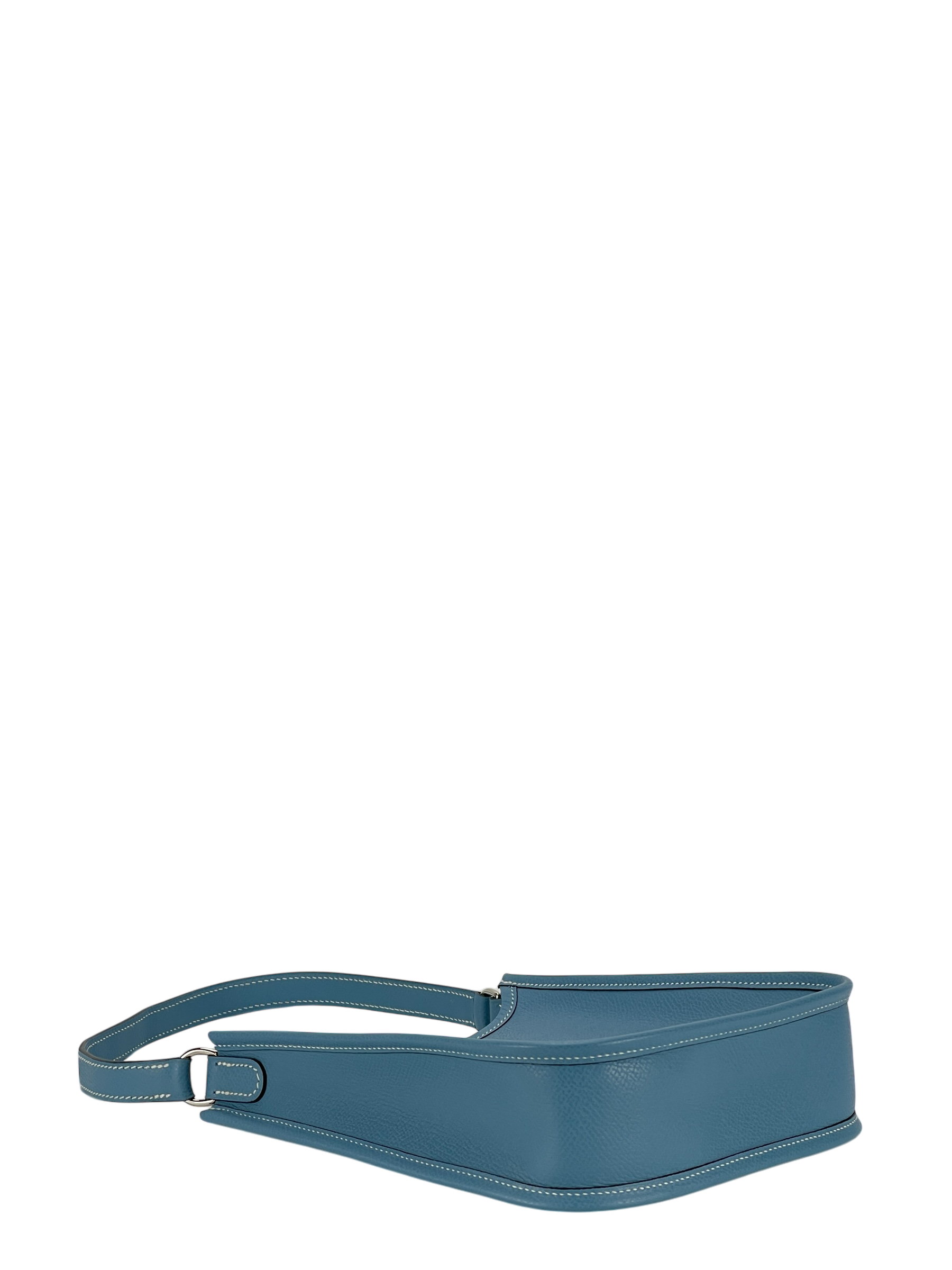 HERMES - Evelyne TPM Evelyne 16 Blue Jean Epsom Palladium Hardware
