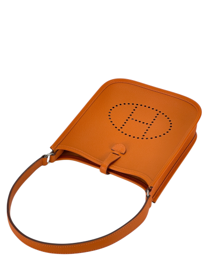 HERMES - Evelyne TPM Evelyne 16 Orange Epsom Palladium Hardware