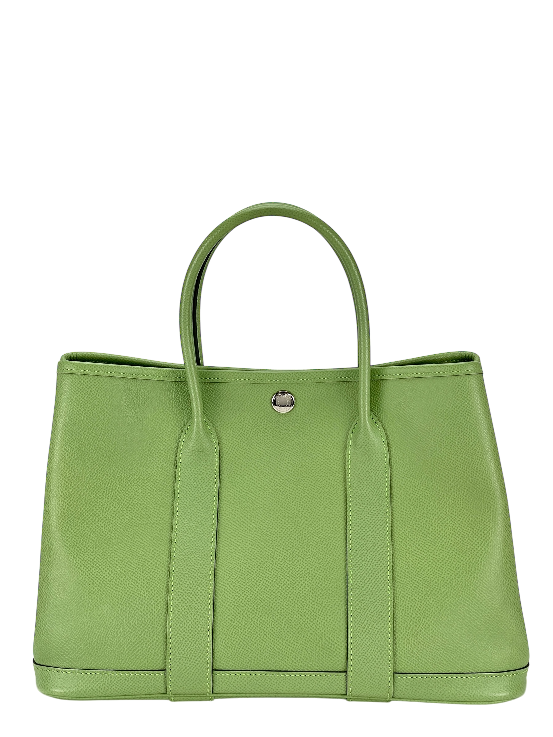 HERMES - Garden Party TPM 30 Vert Criquet Epsom