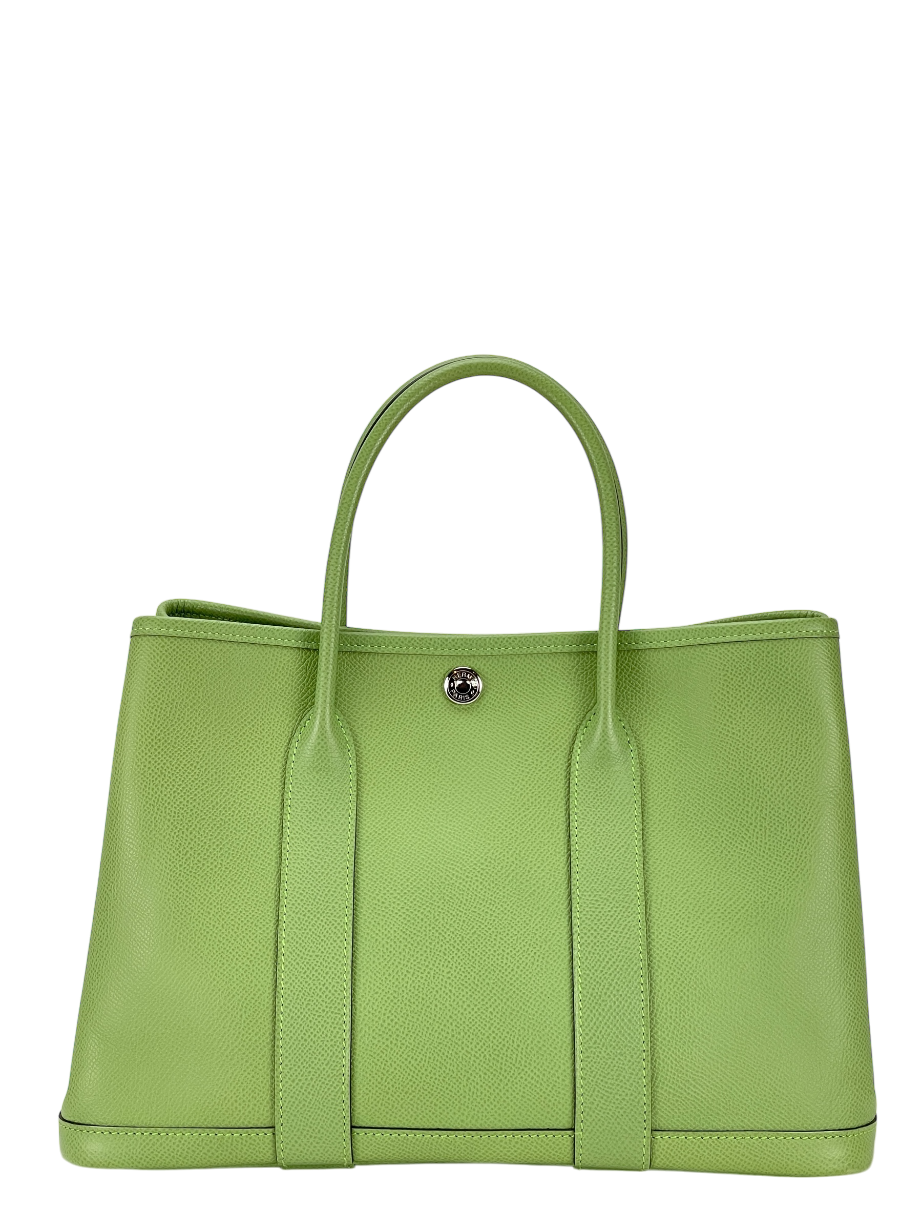 HERMES - Garden Party TPM 30 Vert Criquet Epsom