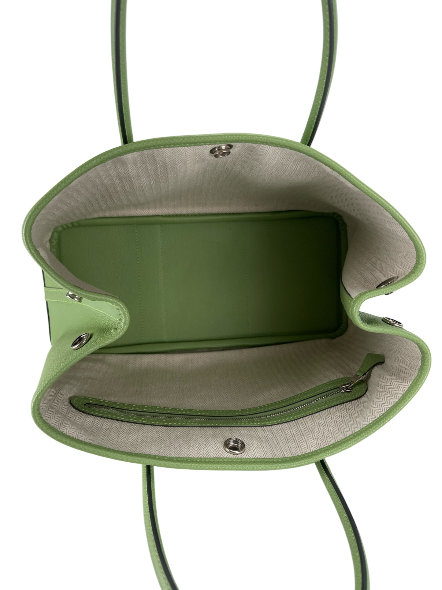 HERMES - Garden Party TPM 30 Vert Criquet Epsom