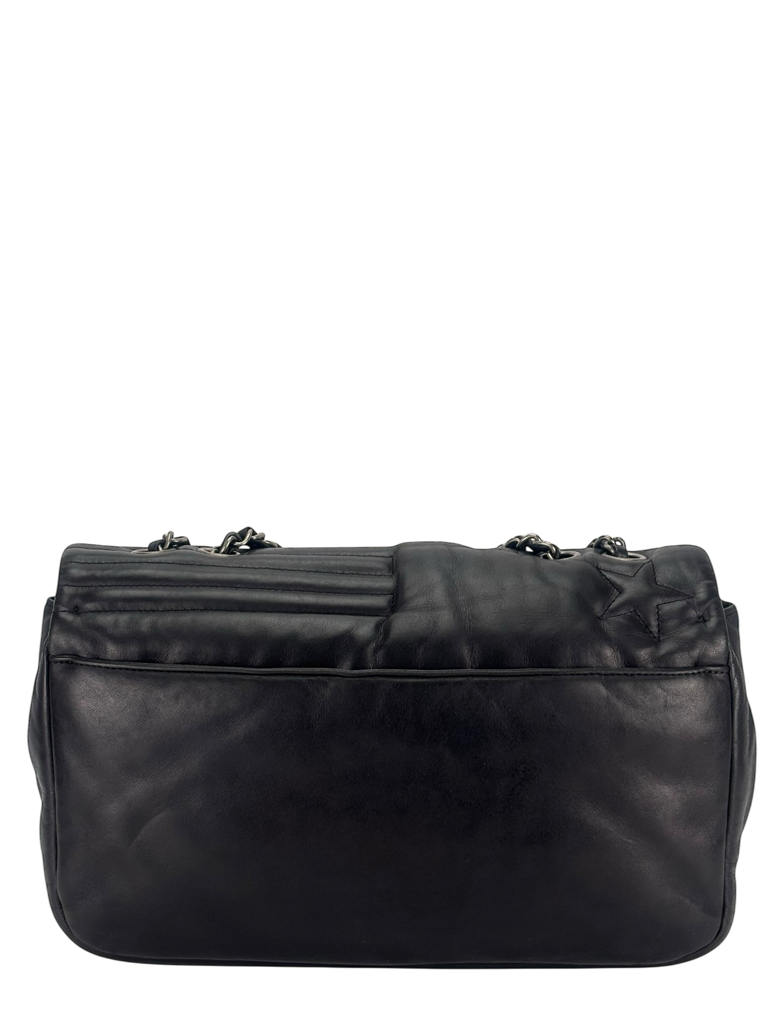 CHANEL - Black Lambskin Quilted Paris Dallas Single Flap Bag