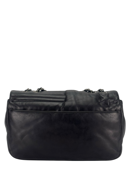 CHANEL - Black Lambskin Quilted Paris Dallas Single Flap Bag