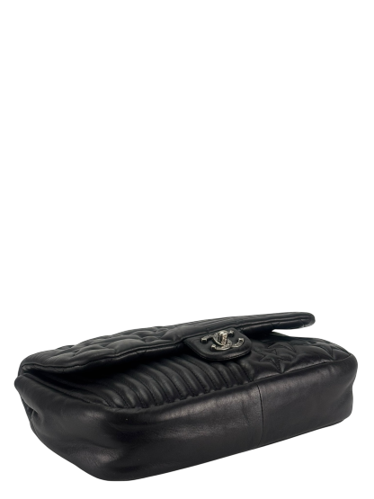 CHANEL - Black Lambskin Quilted Paris Dallas Single Flap Bag