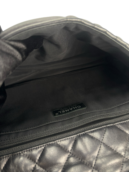 CHANEL - Black Lambskin Quilted Paris Dallas Single Flap Bag