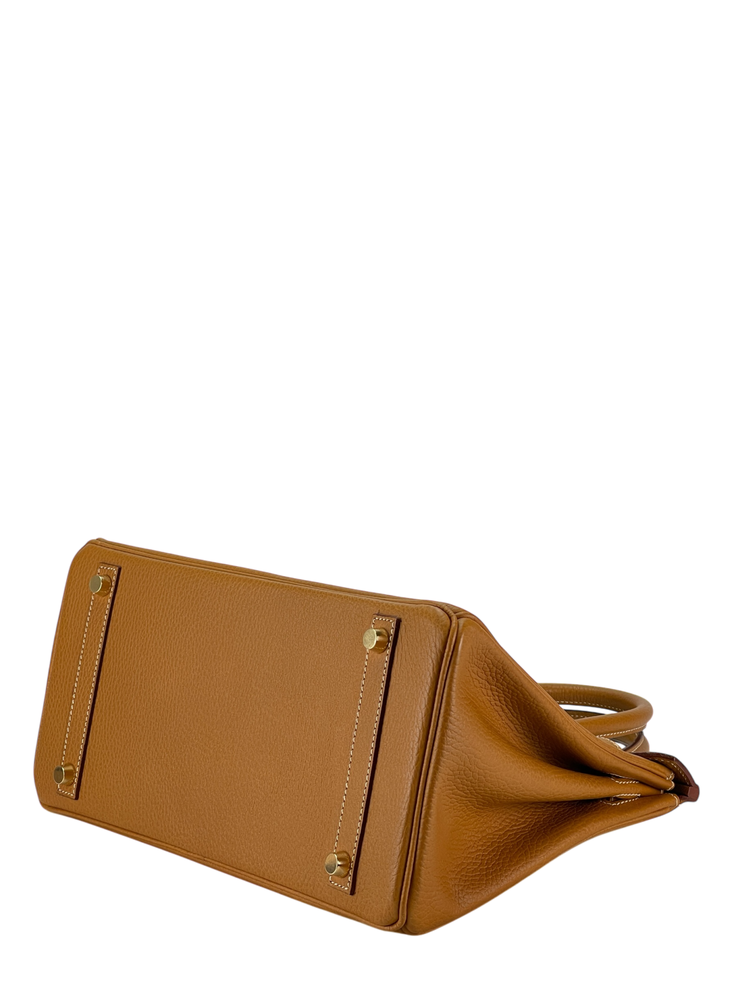 HERMES - Birkin 30 Natural Vachette Ardennes Gold Hardware