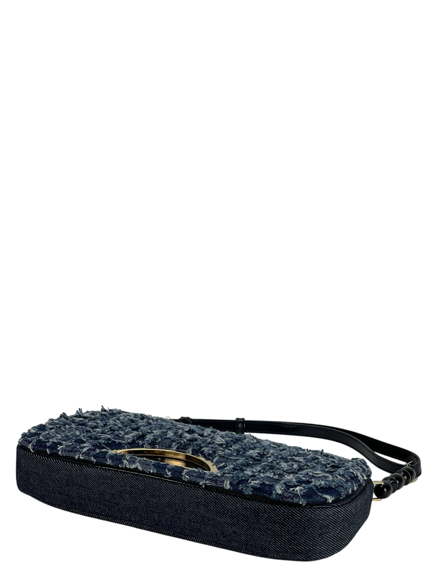 CHRISTIAN DIOR - Malice Denim Maris Pearl Logo One Shoulder Bag