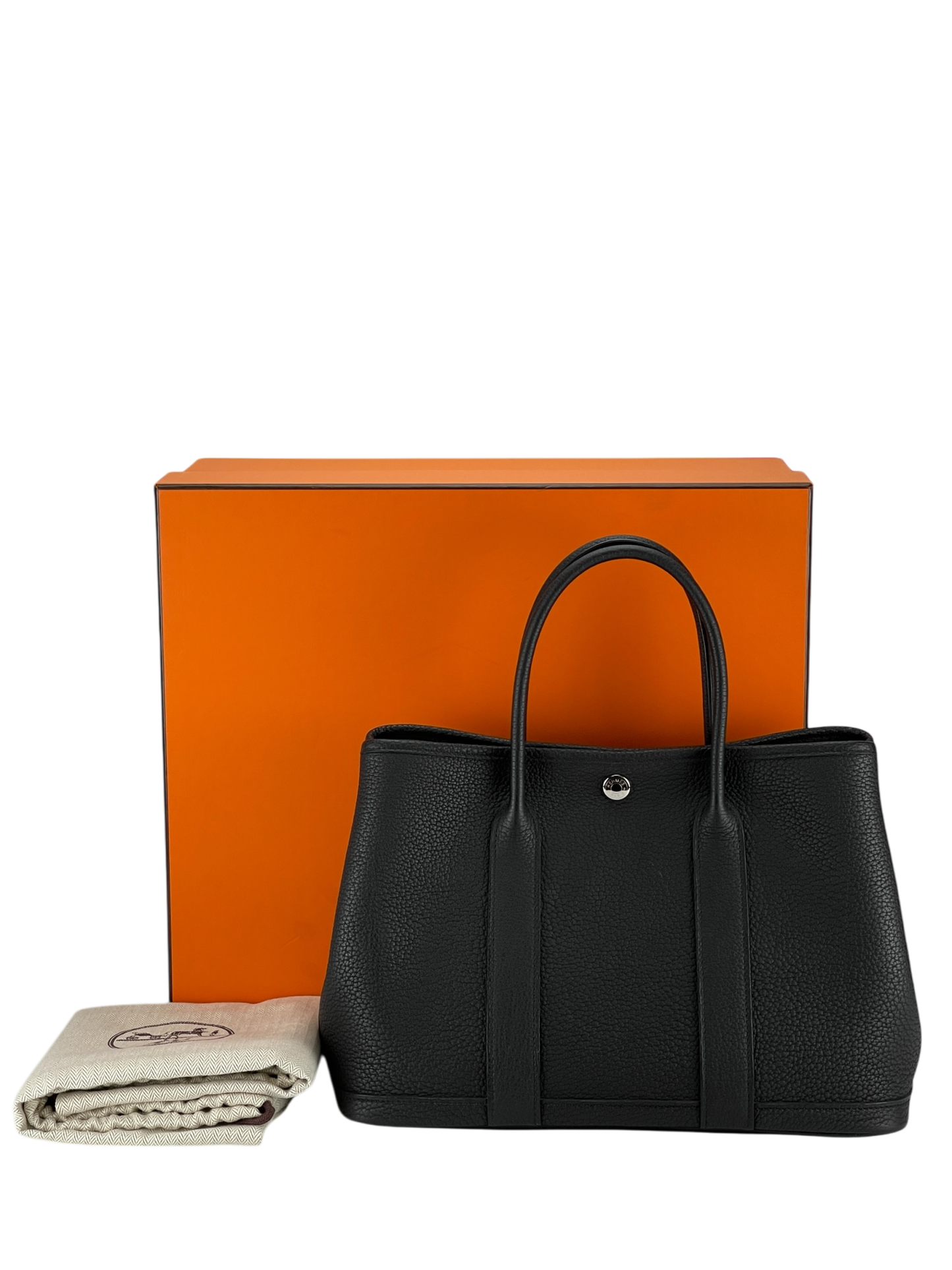 HERMES - Garden Party 30 Black Negonda