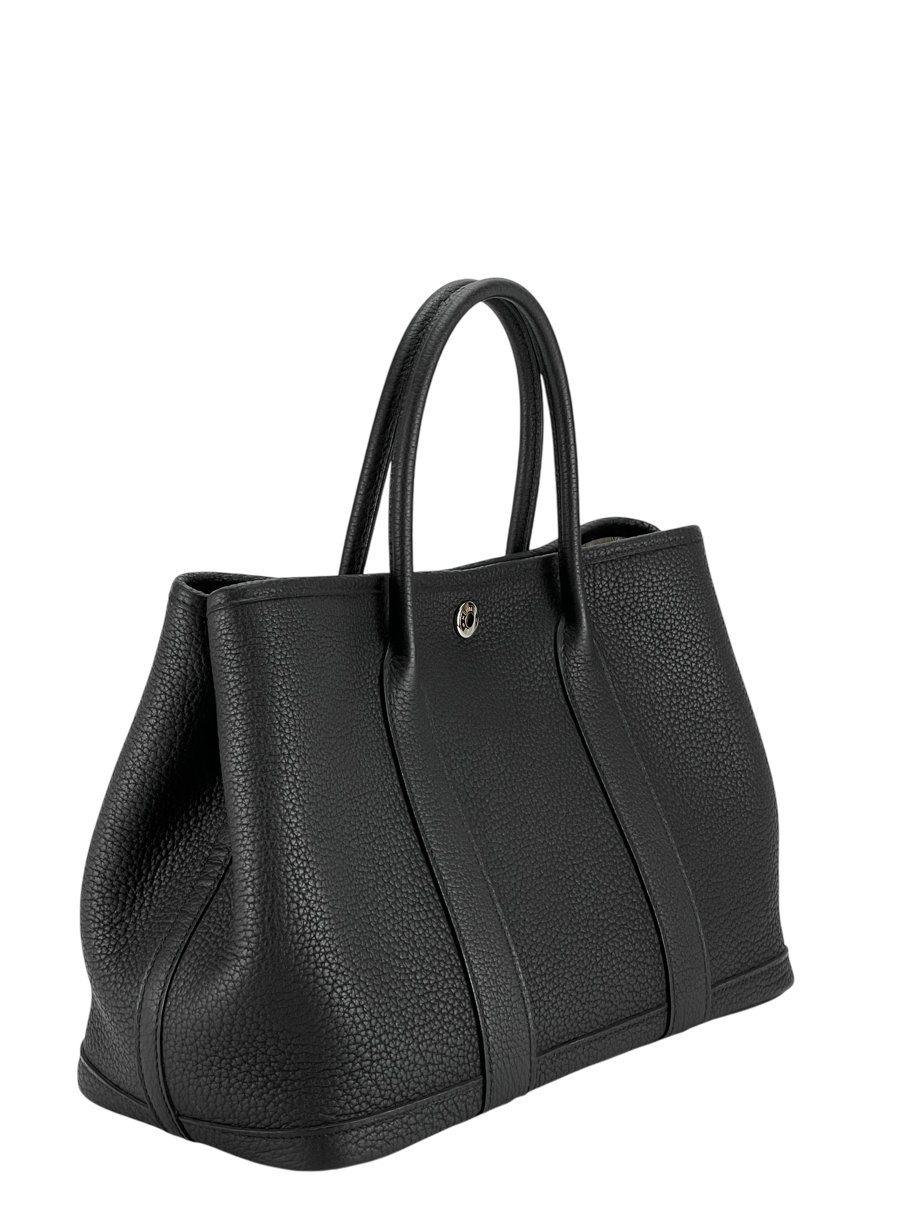 HERMES - Garden Party 30 Black Negonda