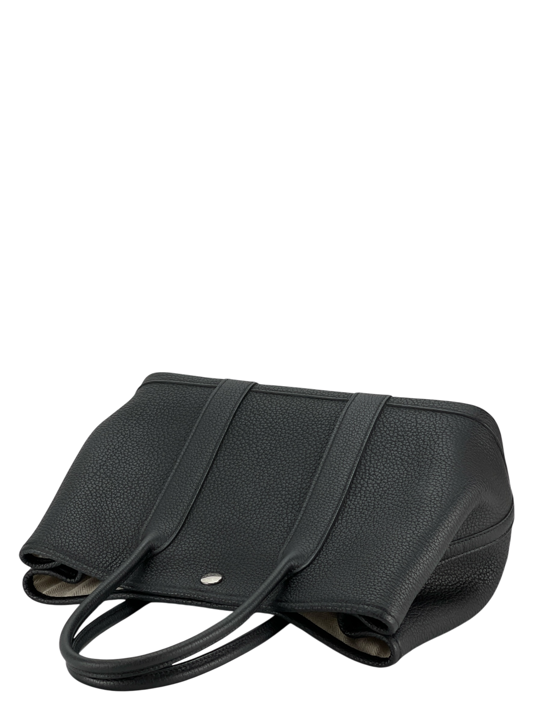 HERMES - Garden Party 30 Black Negonda