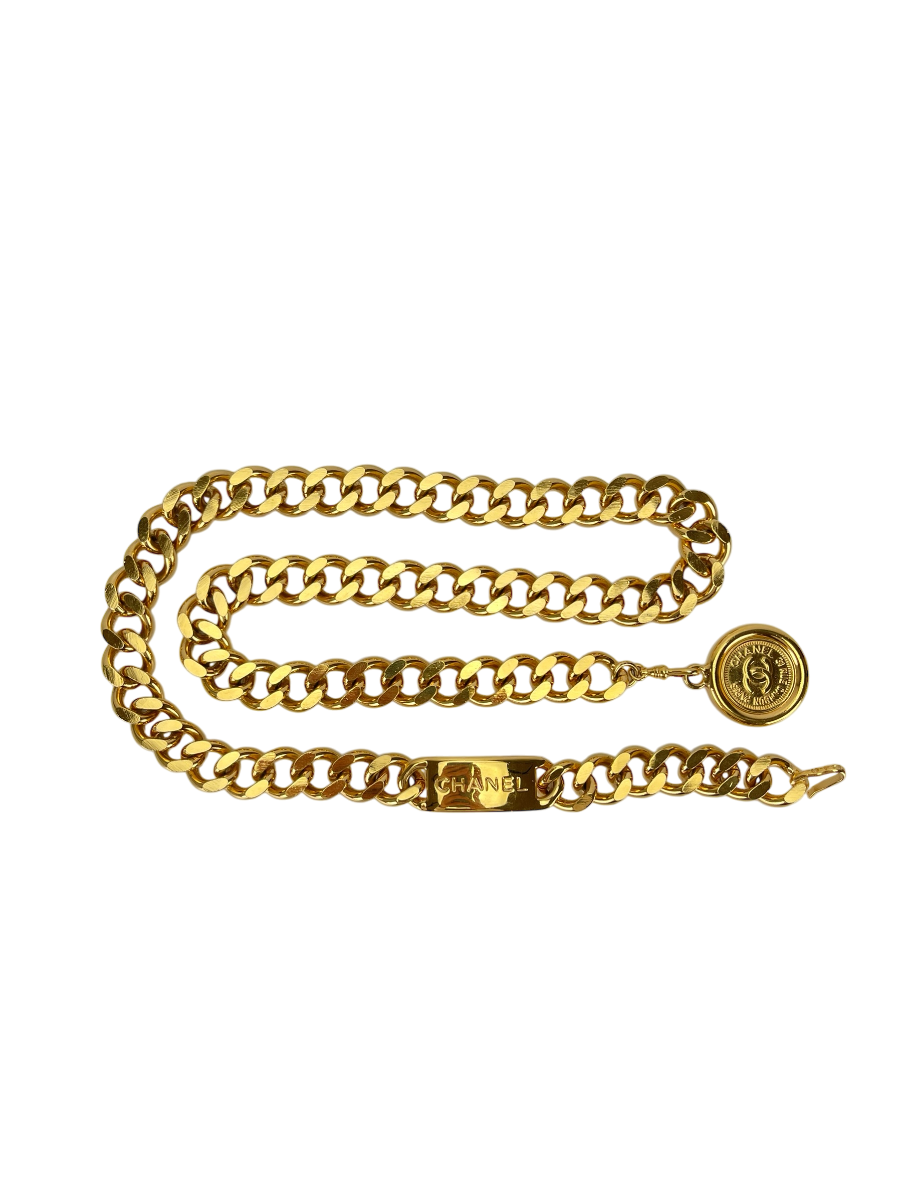 CHANEL -  Vintage Gold Coin Belt