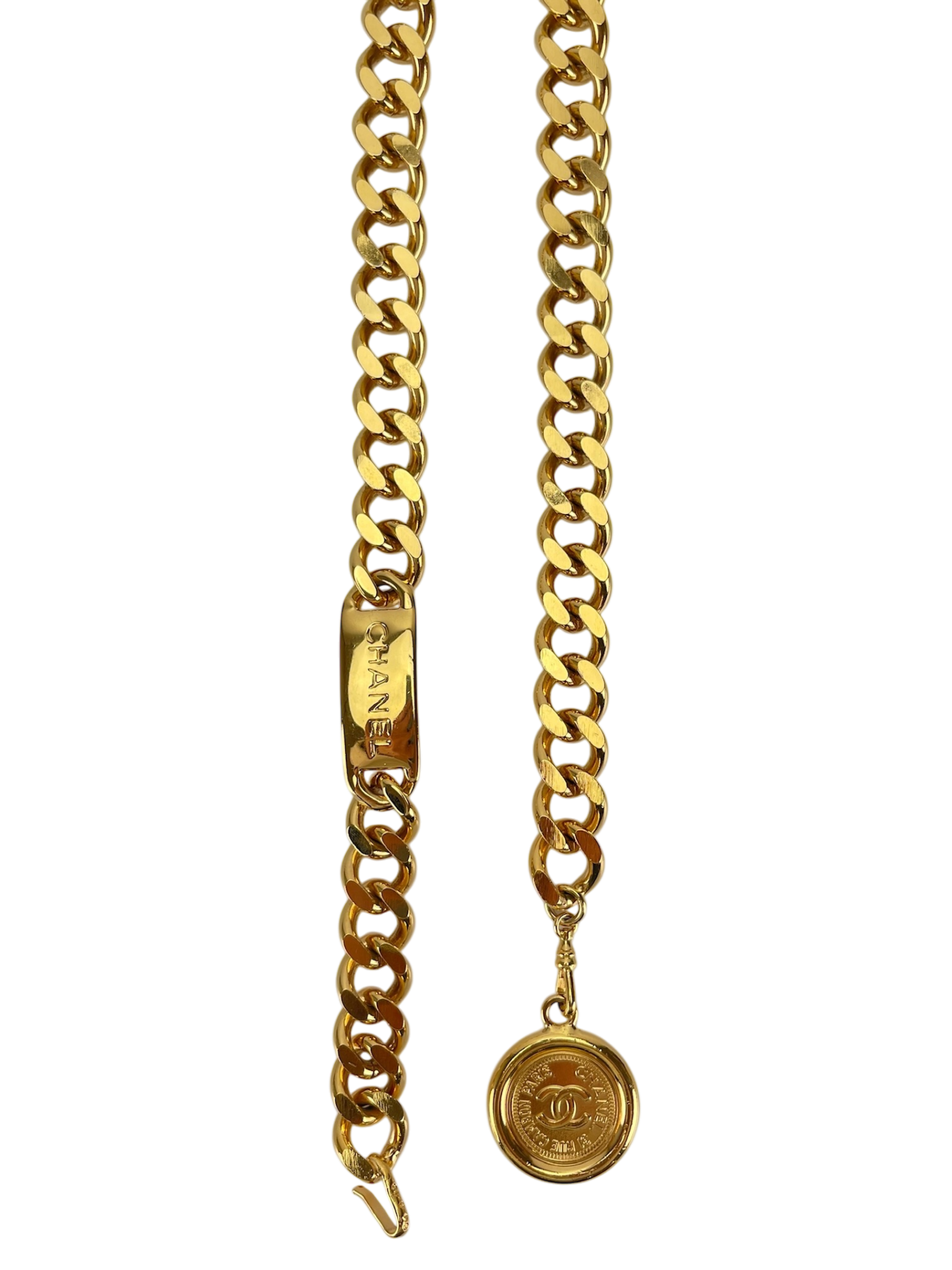 CHANEL -  Vintage Gold Coin Belt