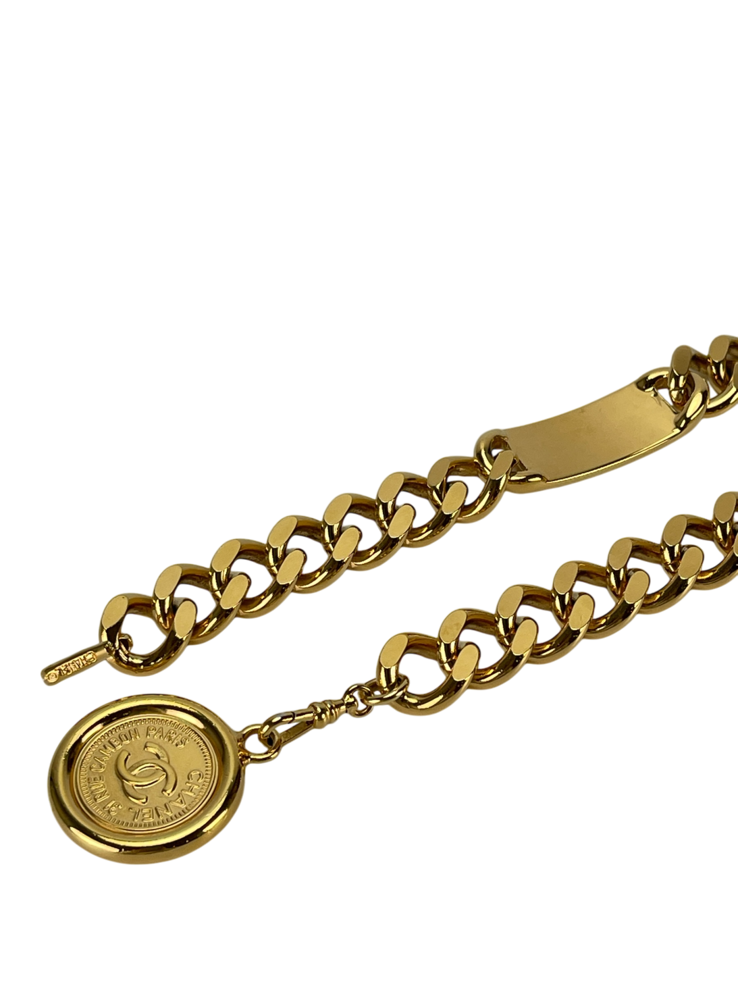 CHANEL -  Vintage Gold Coin Belt