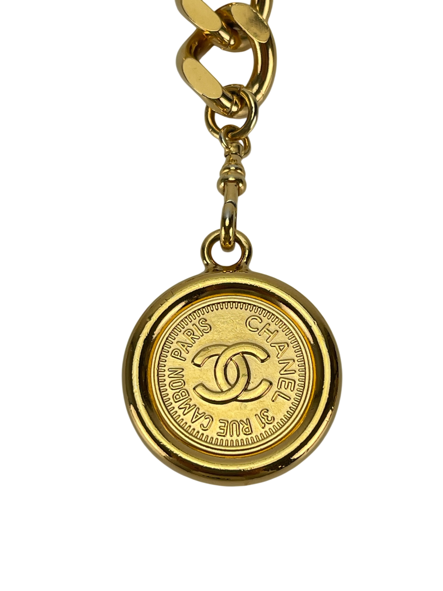 CHANEL -  Vintage Gold Coin Belt