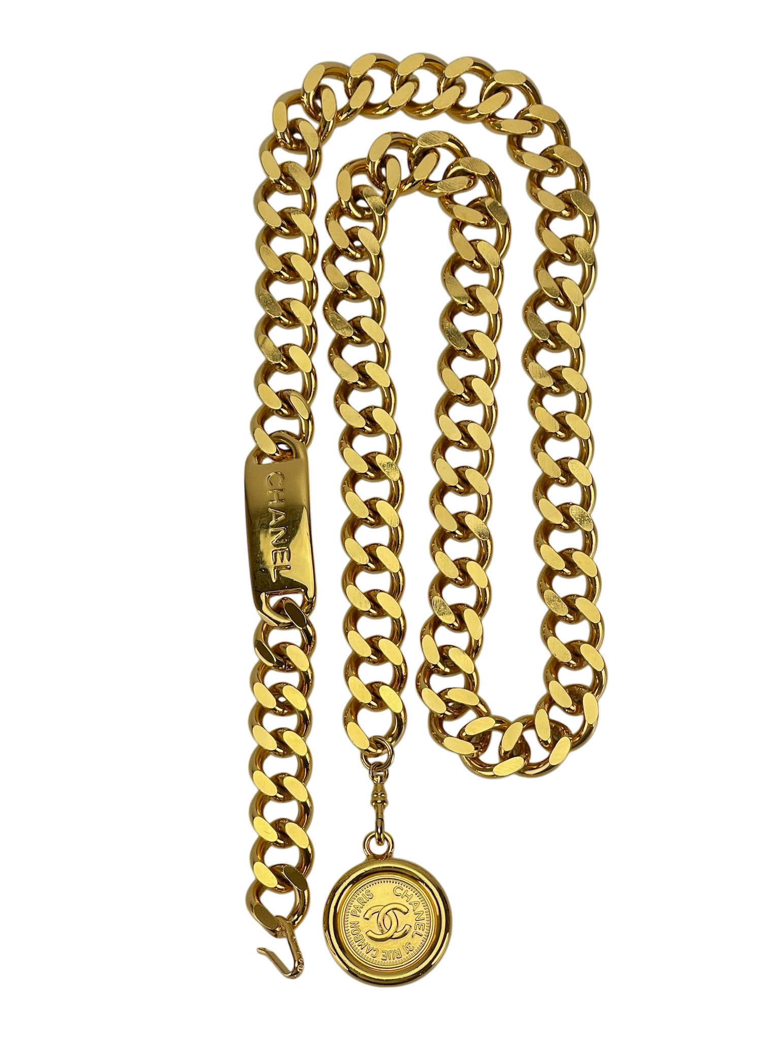 CHANEL -  Vintage Gold Coin Belt