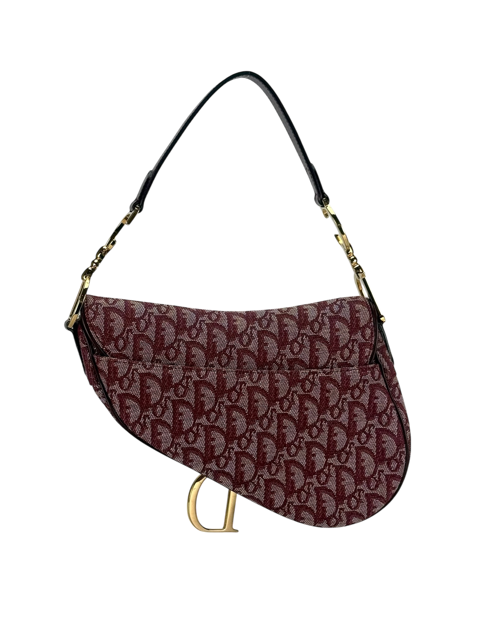 CHRISTIAN DIOR - Red Trotter Saddle Handbag