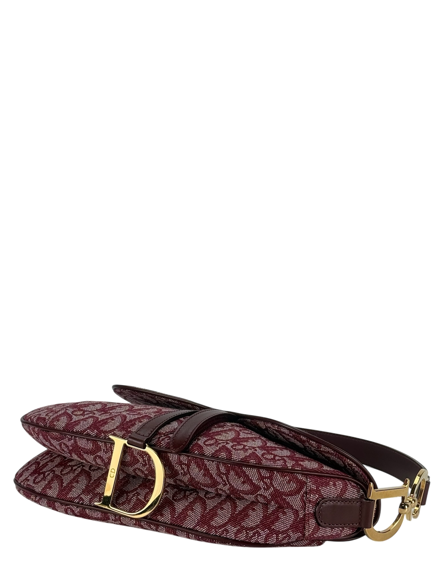 CHRISTIAN DIOR - Red Trotter Saddle Handbag