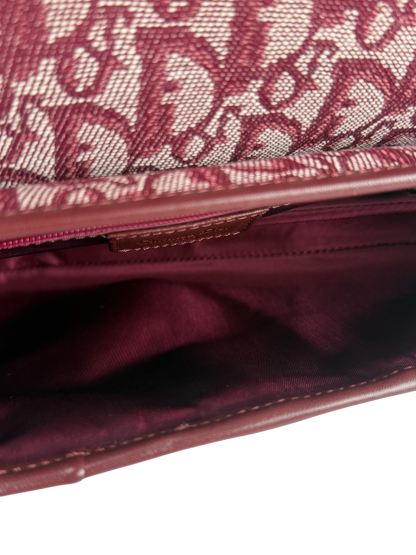 CHRISTIAN DIOR - Red Trotter Saddle Handbag
