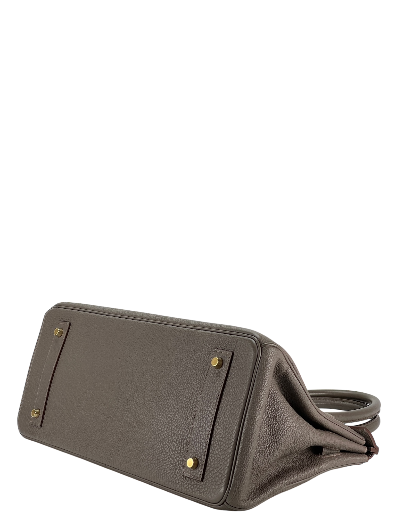 HERMES - Shoulder Birkin M8 Gris Asphalte Togo Gold Hardware