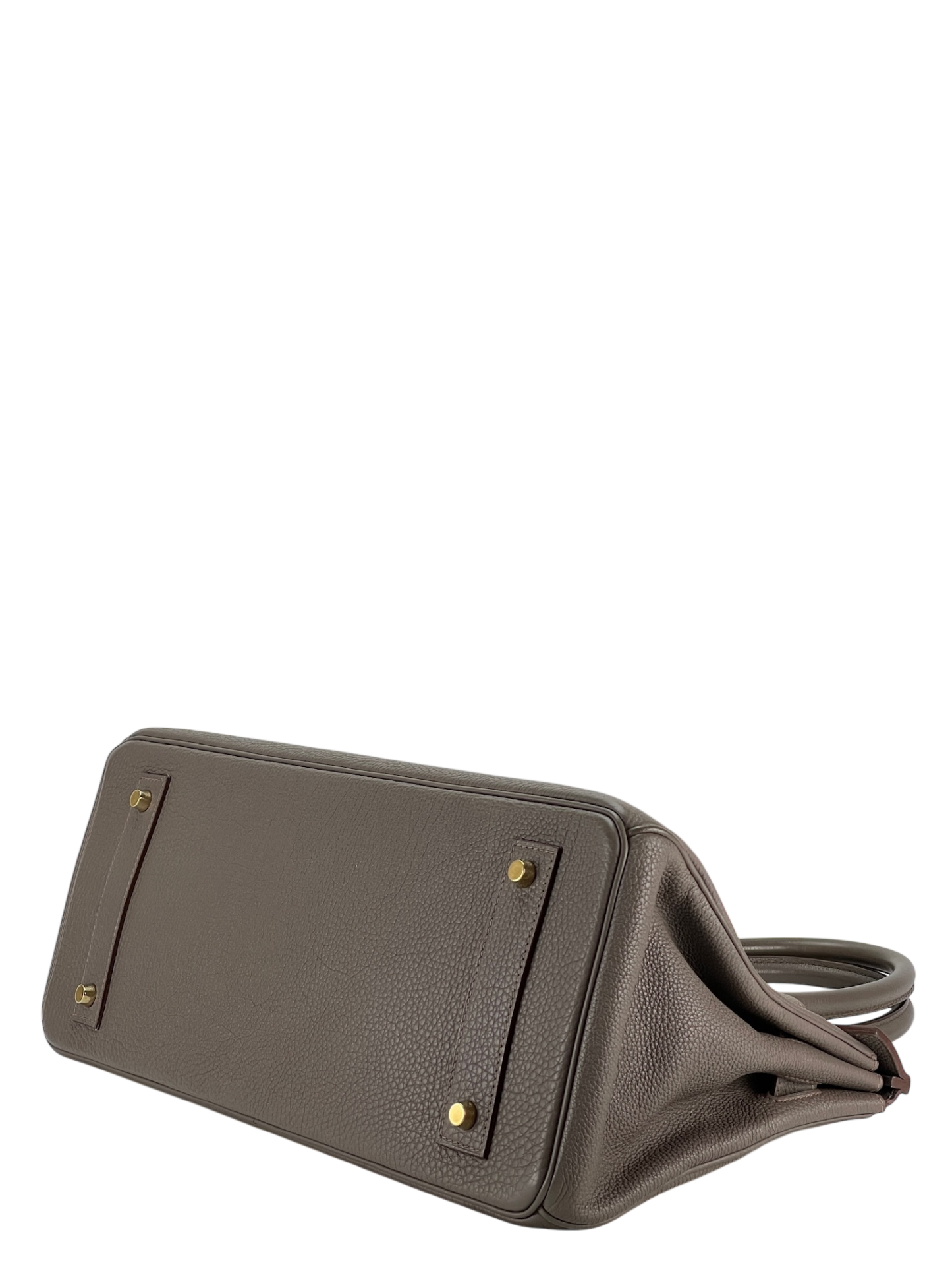HERMES - Shoulder Birkin M8 Gris Asphalte Togo Gold Hardware