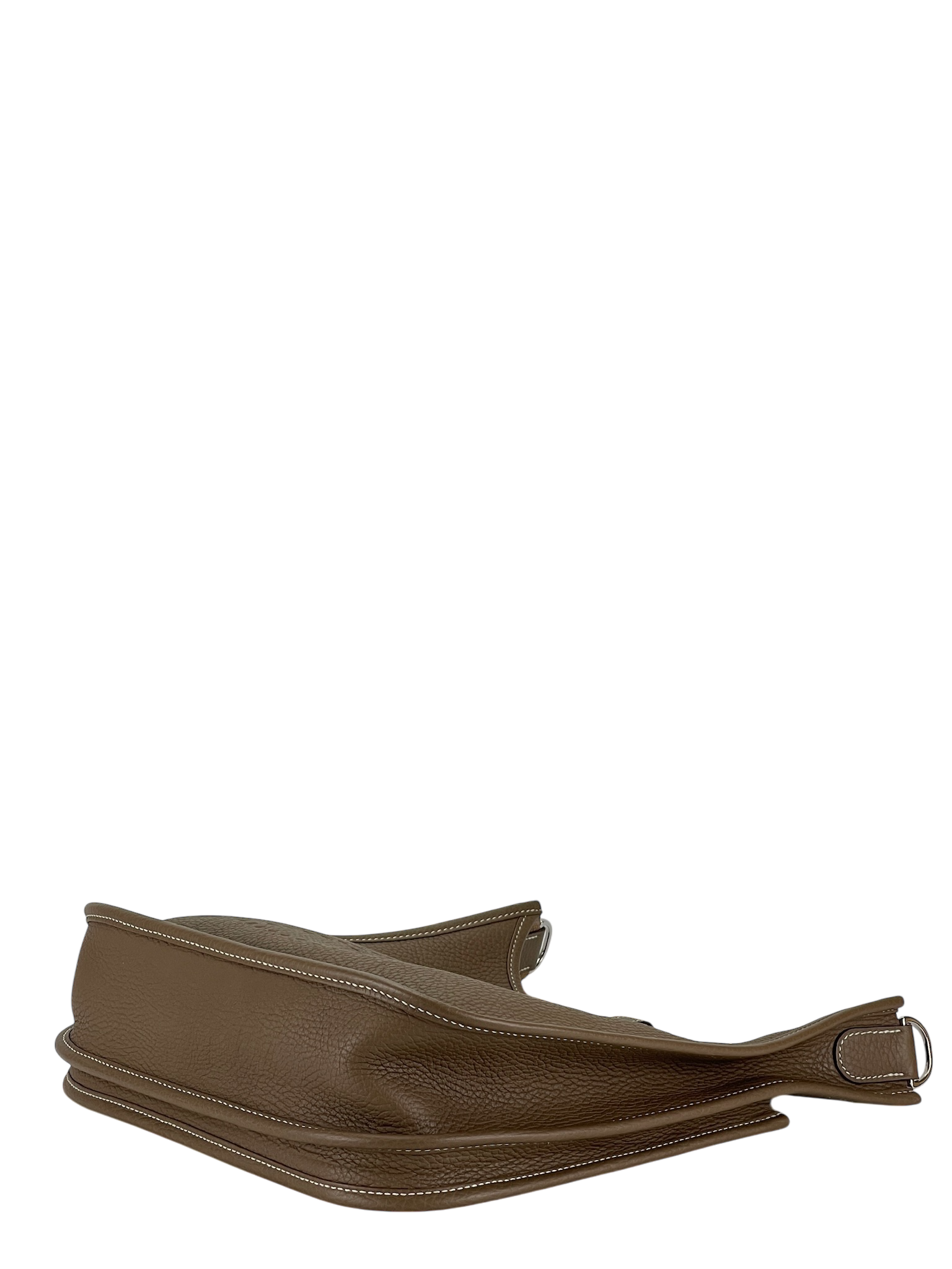 HERMES - Evelyne PM Etoupe Tourillon Clemence Palladium Hardware