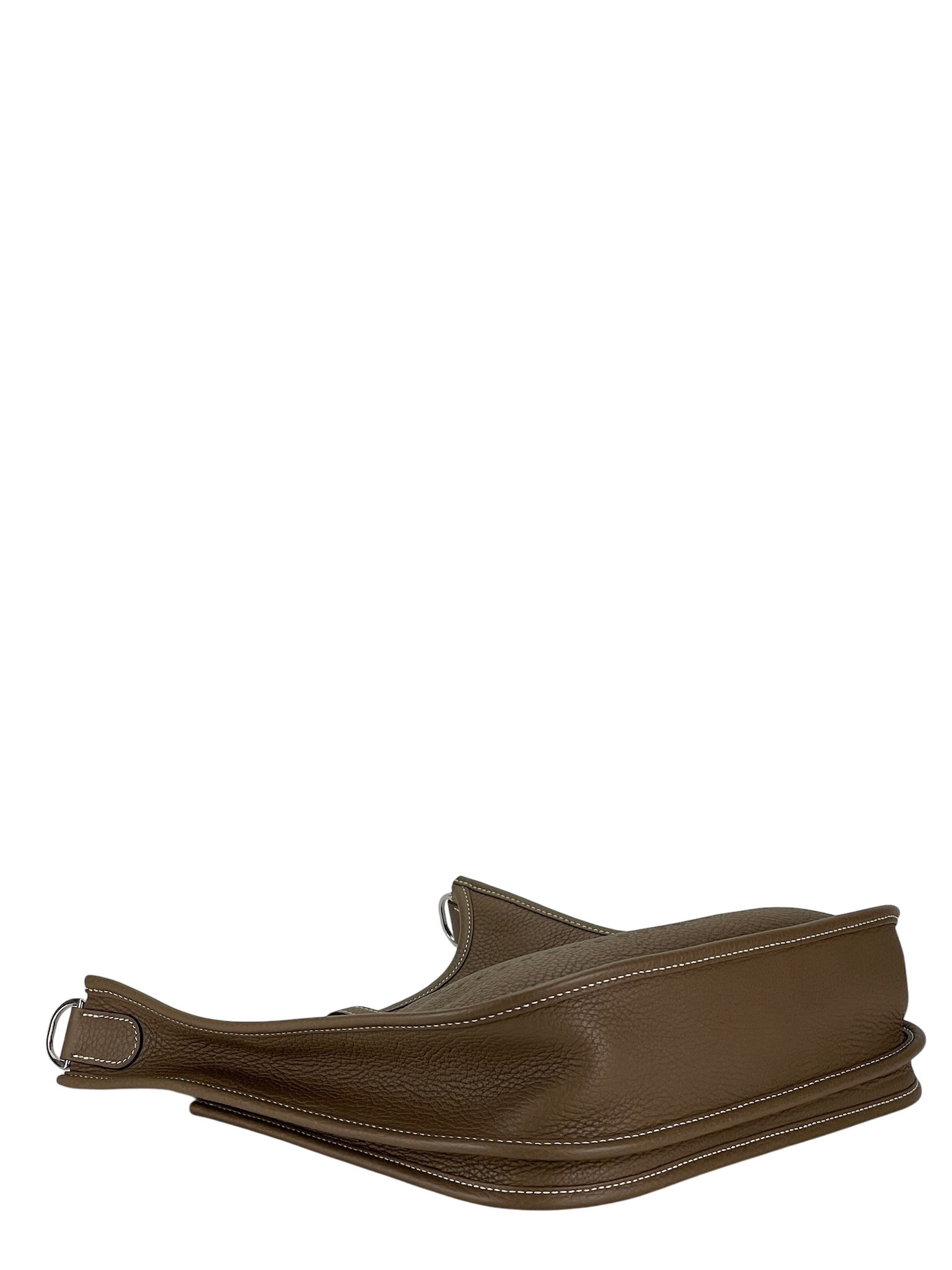 HERMES - Evelyne PM Etoupe Tourillon Clemence Palladium Hardware