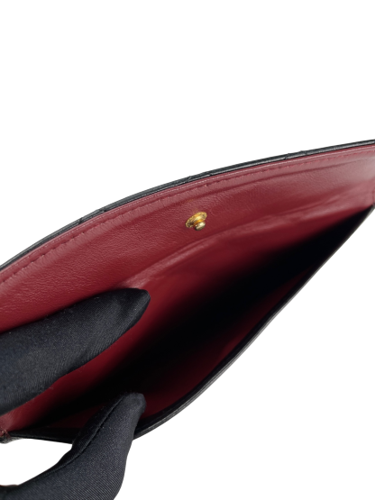 CHANEL - Black Lambskin Medium Classic Single Flap Shoulder Bag With Pouch