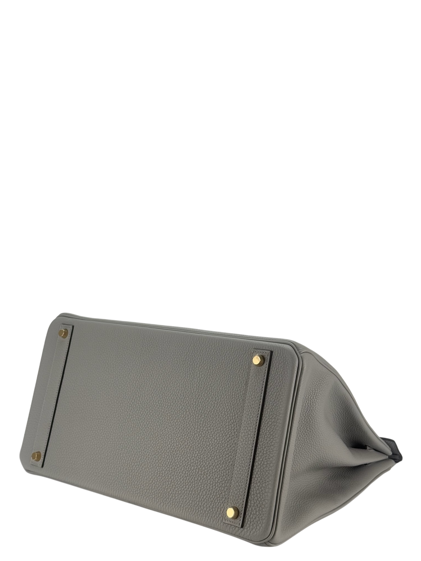 HERMES - Birkin 40 4Z Gris Mouette Togo Gold Hardware