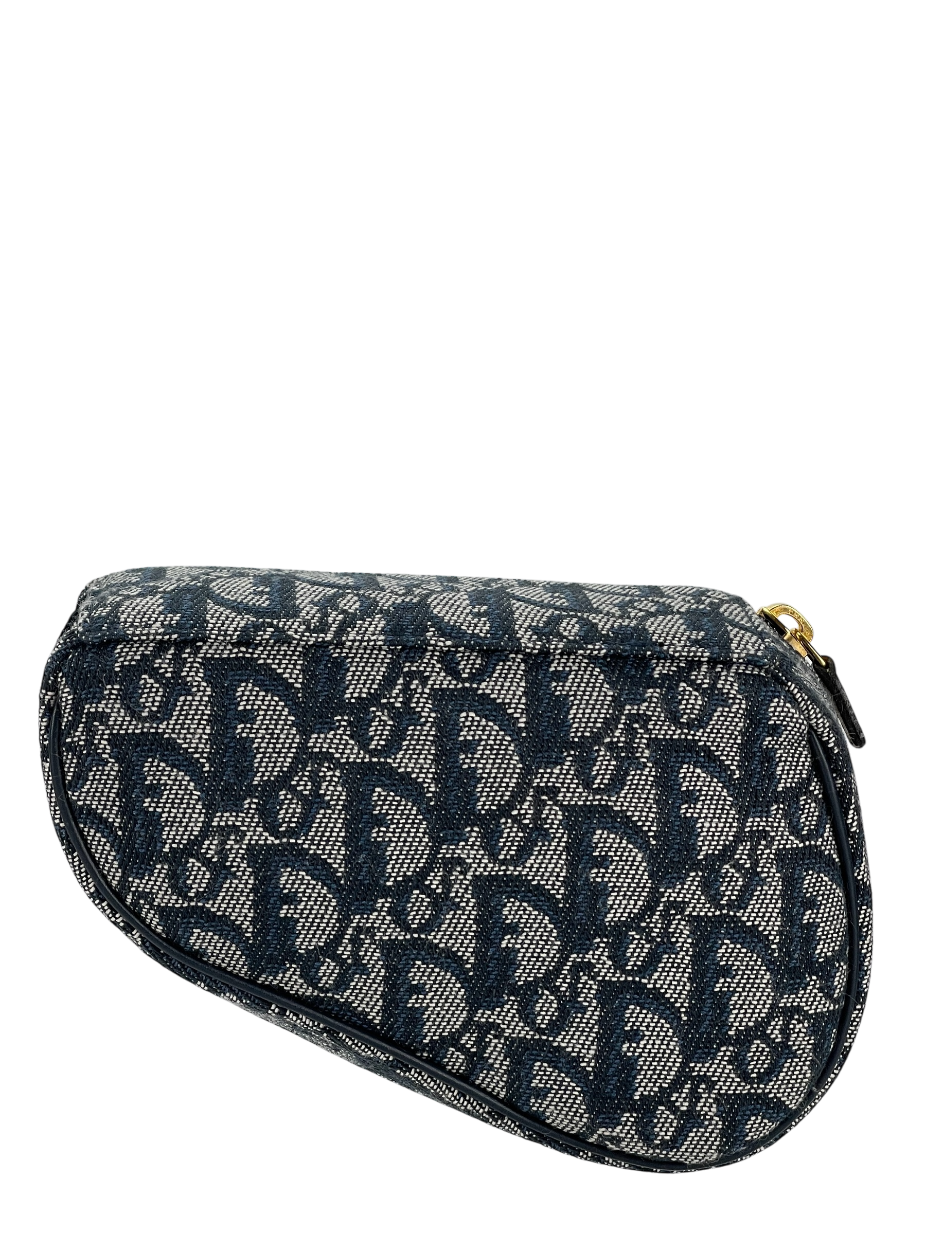 CHRISTIAN DIOR - Navy Trotter Saddle Pouch Bag