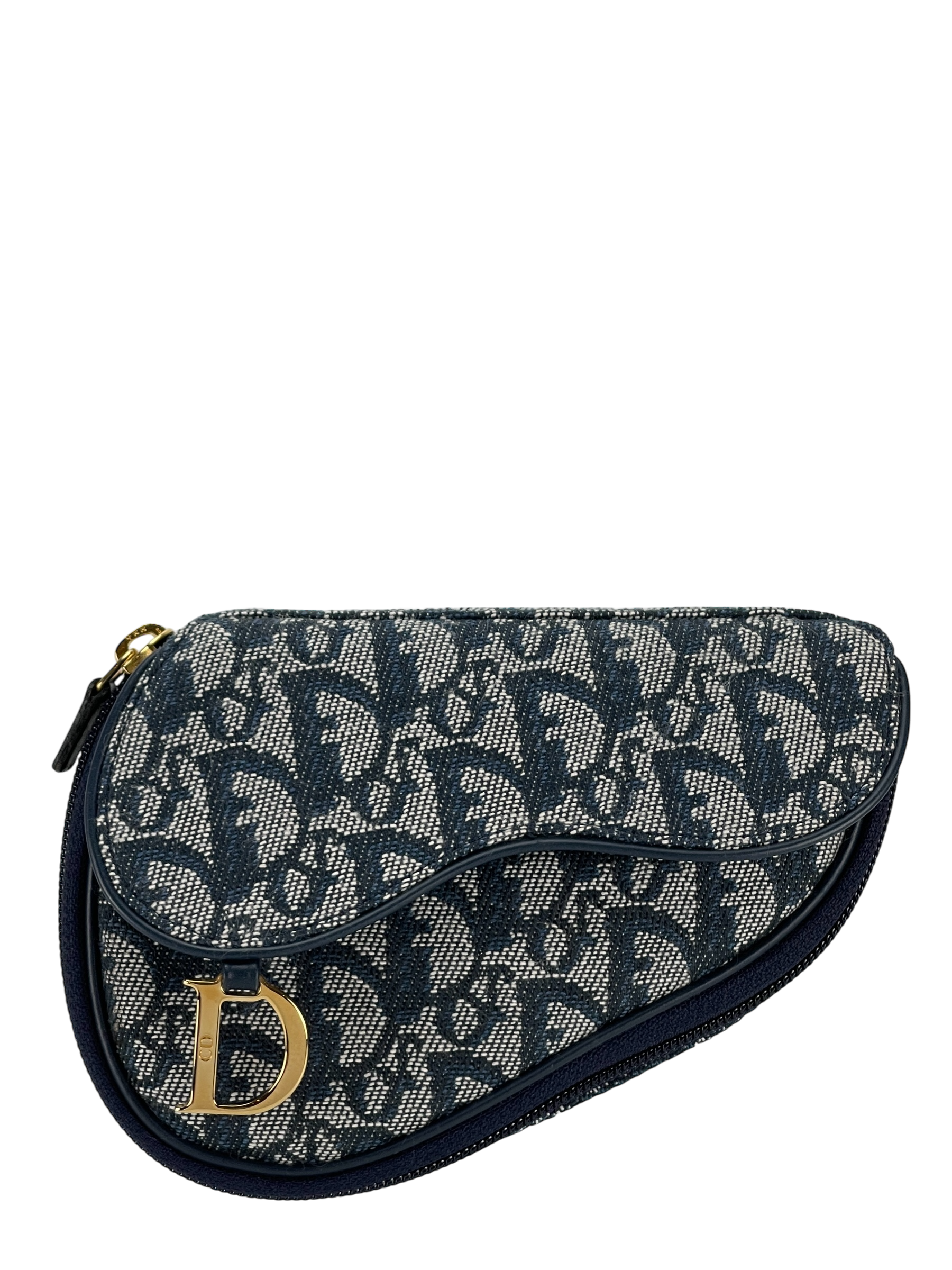 CHRISTIAN DIOR - Navy Trotter Saddle Pouch Bag